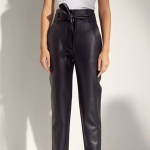 Wilfred New Tie-Front Pants in Vegan Leather